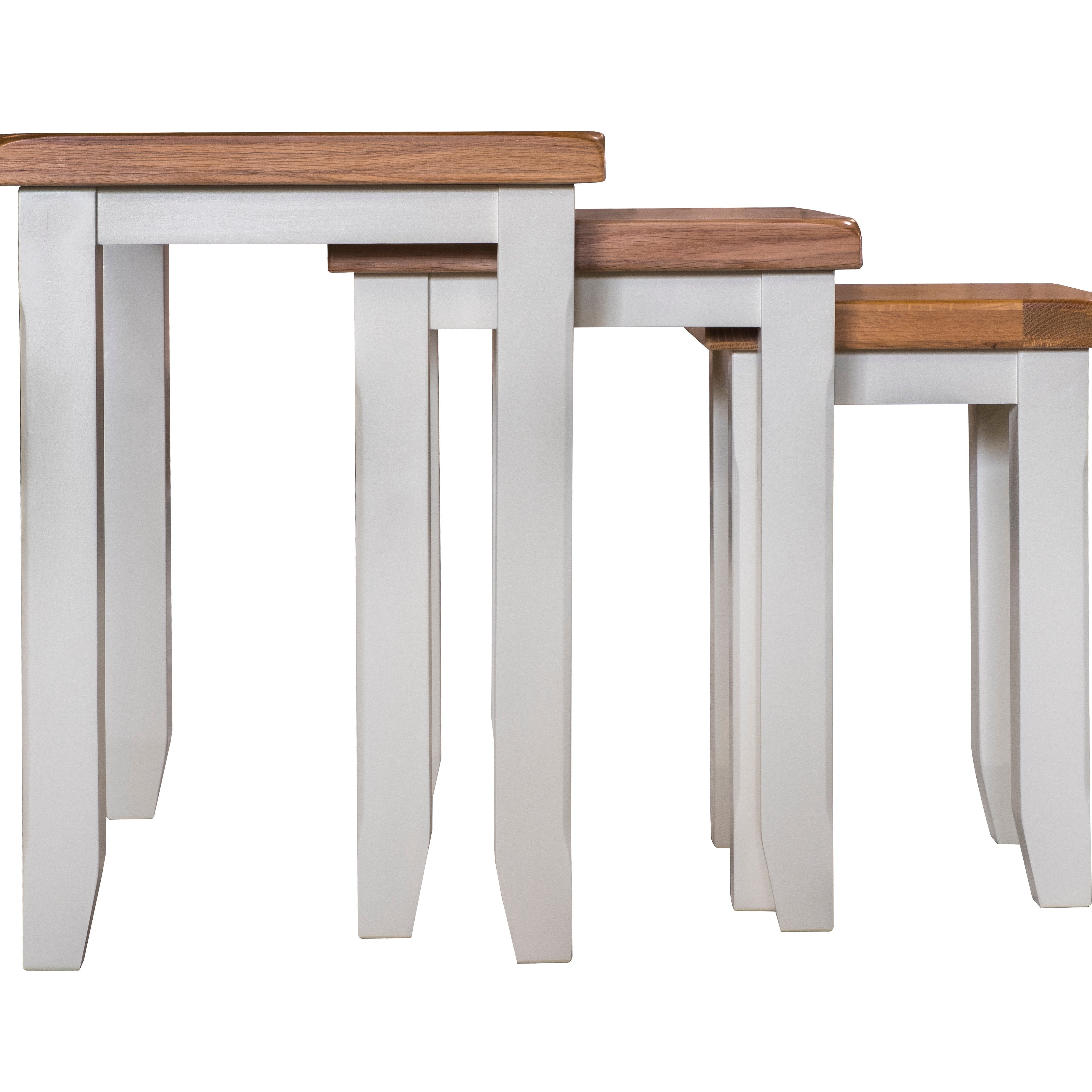 Skellig Oak Nest of 3 Tables