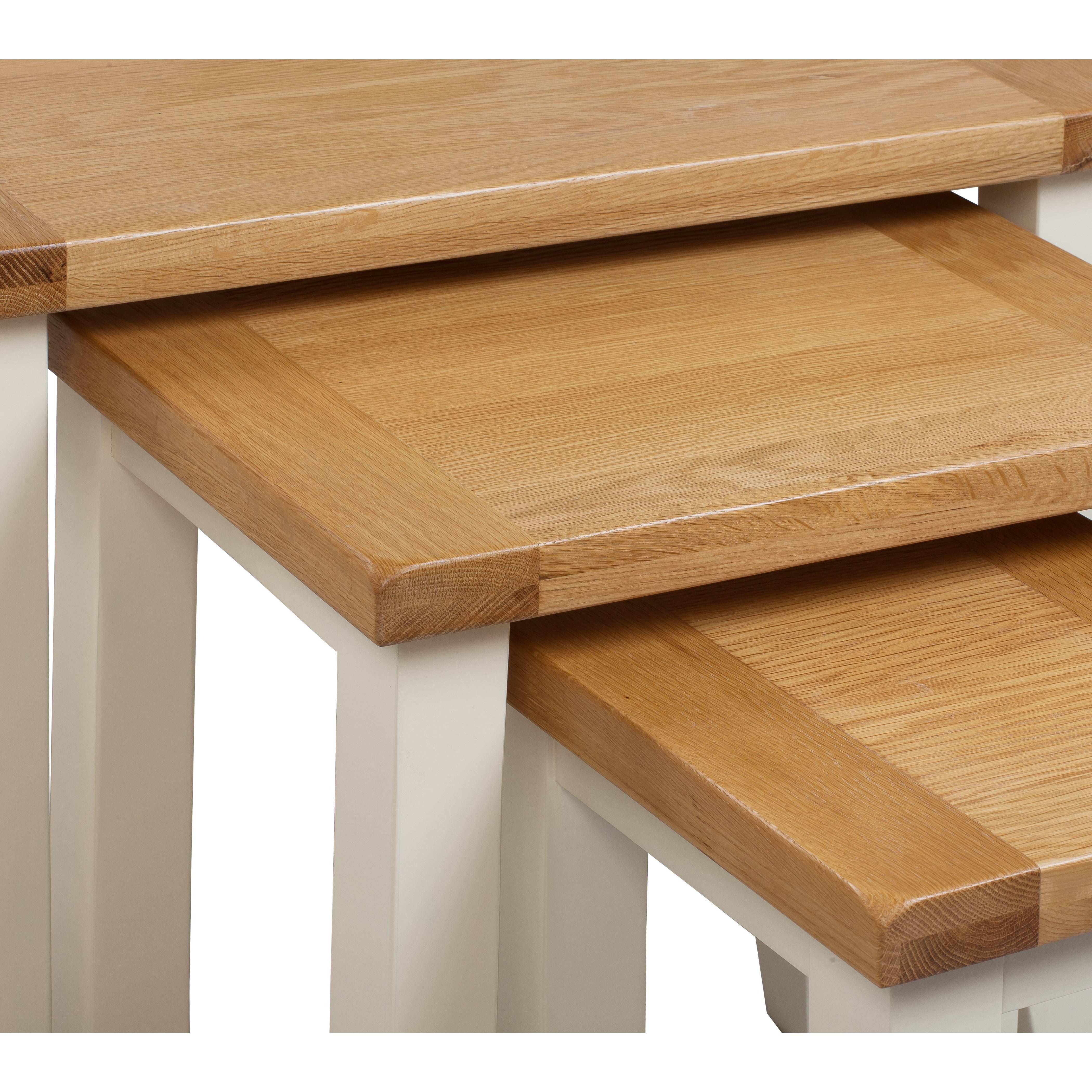 Skellig Oak Nest of 3 Tables