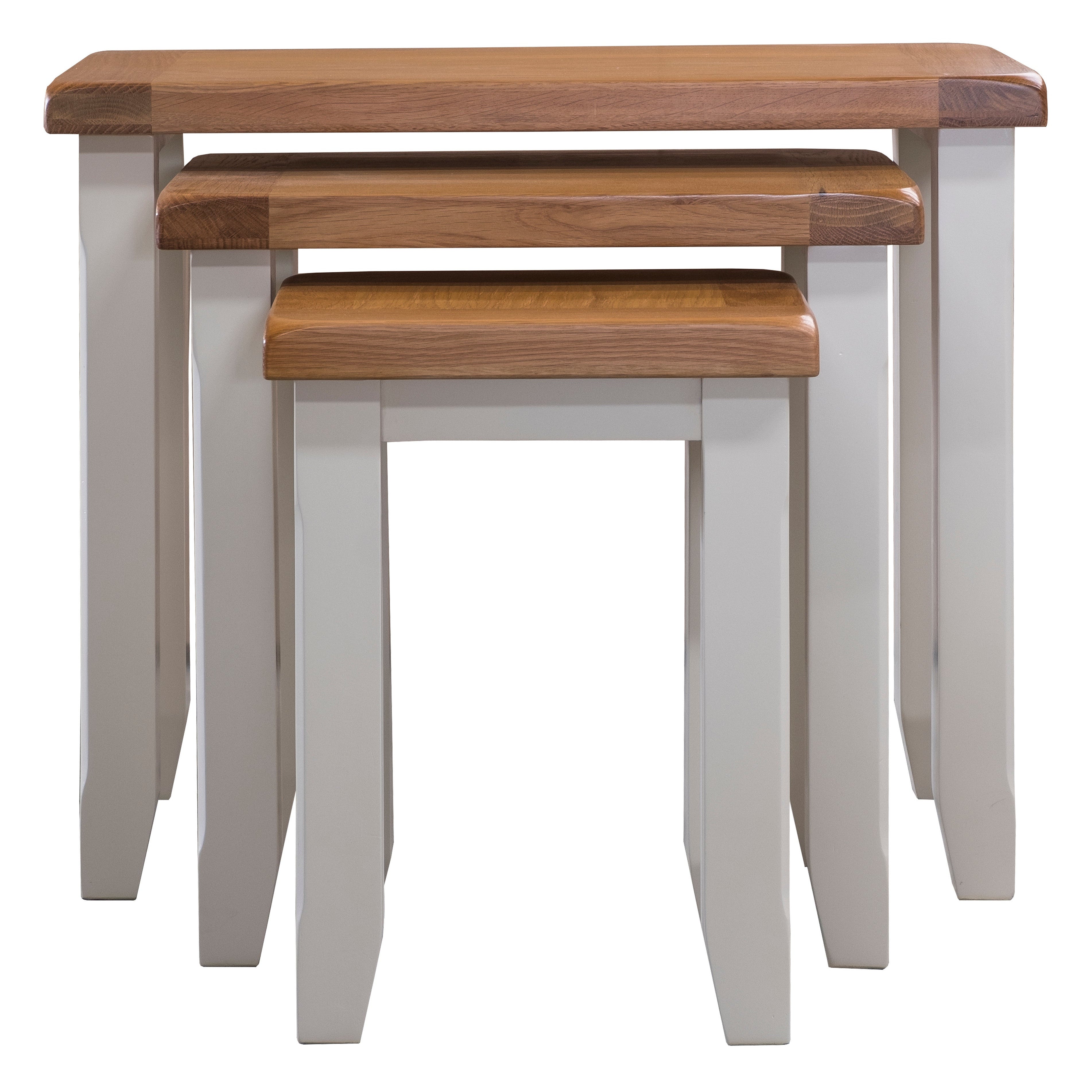 Skellig Oak Nest of 3 Tables