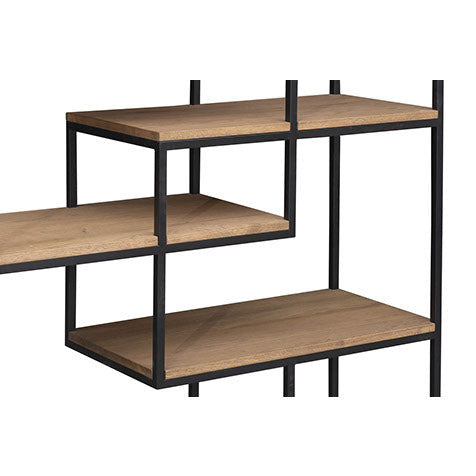 Charlotte Oak Bookcase 7 Shelves
