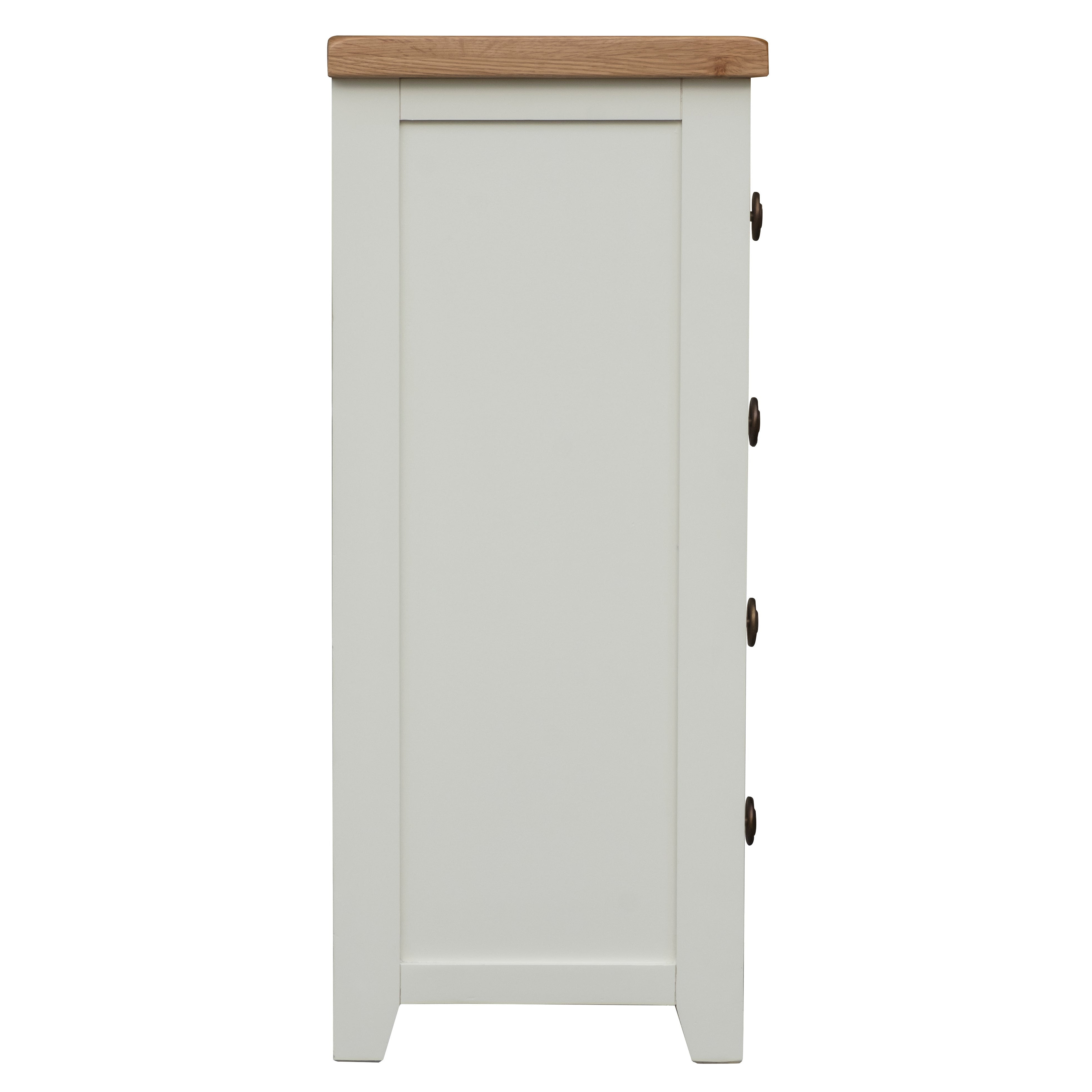 Skellig Oak 4 Drawer Tall Chest
