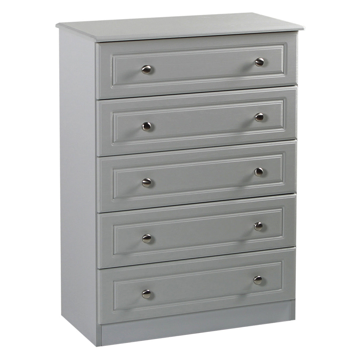 Grey Ash 5 Drawer Chest