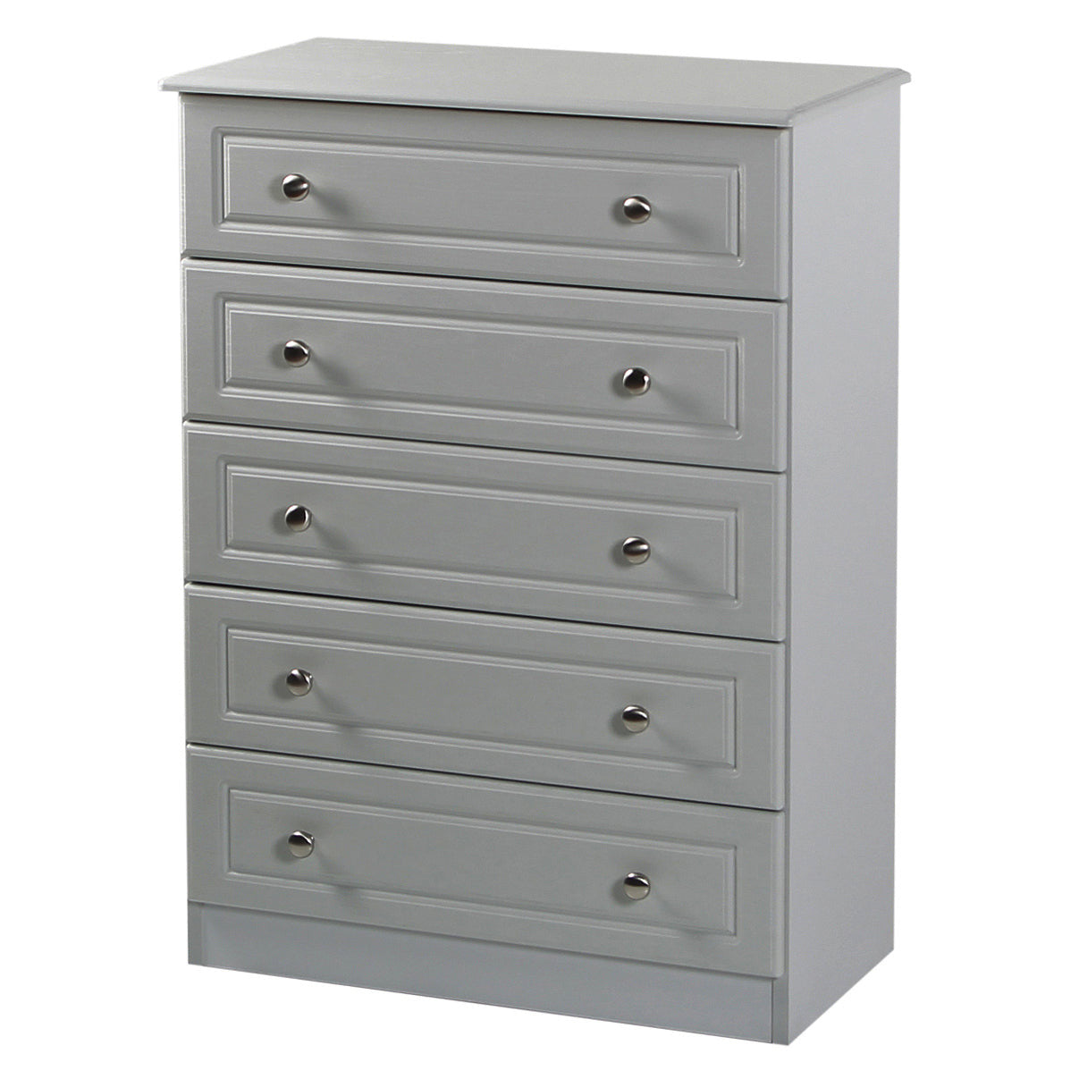 Grey Ash 5 Drawer Chest