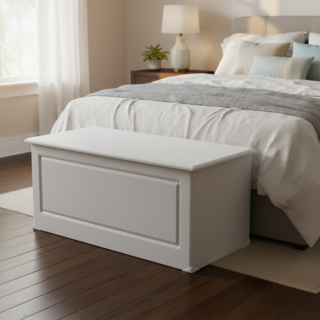 Grey Ash Blanket Box