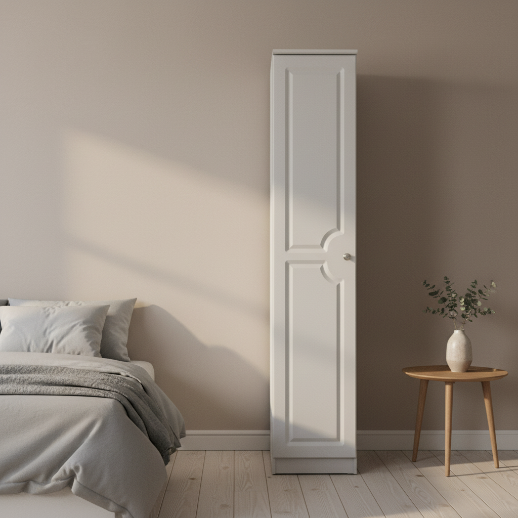 Grey Ash Single Wardrobe