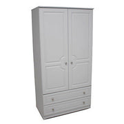 Grey Ash 3ft 2 Drawer Wardrobe