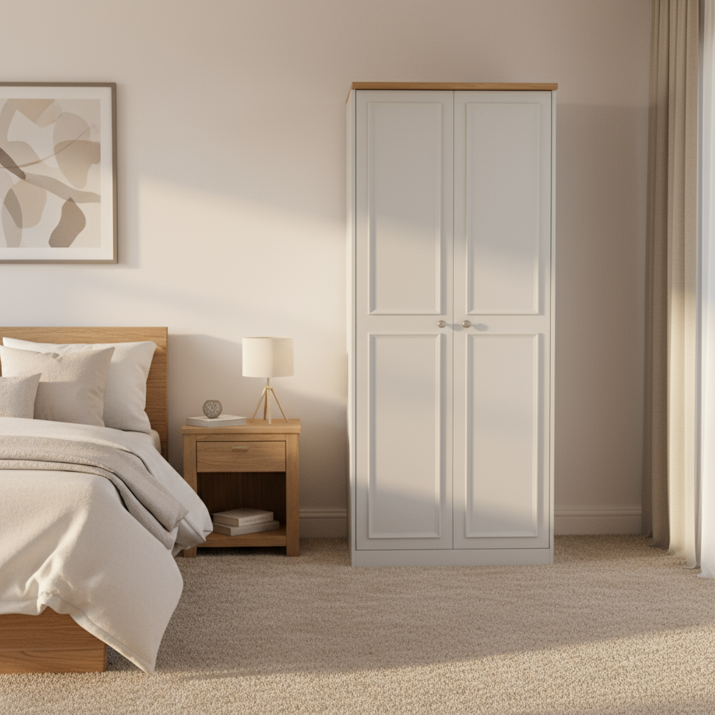 Heritage 2ft6 & 3ft Plain Wardrobe