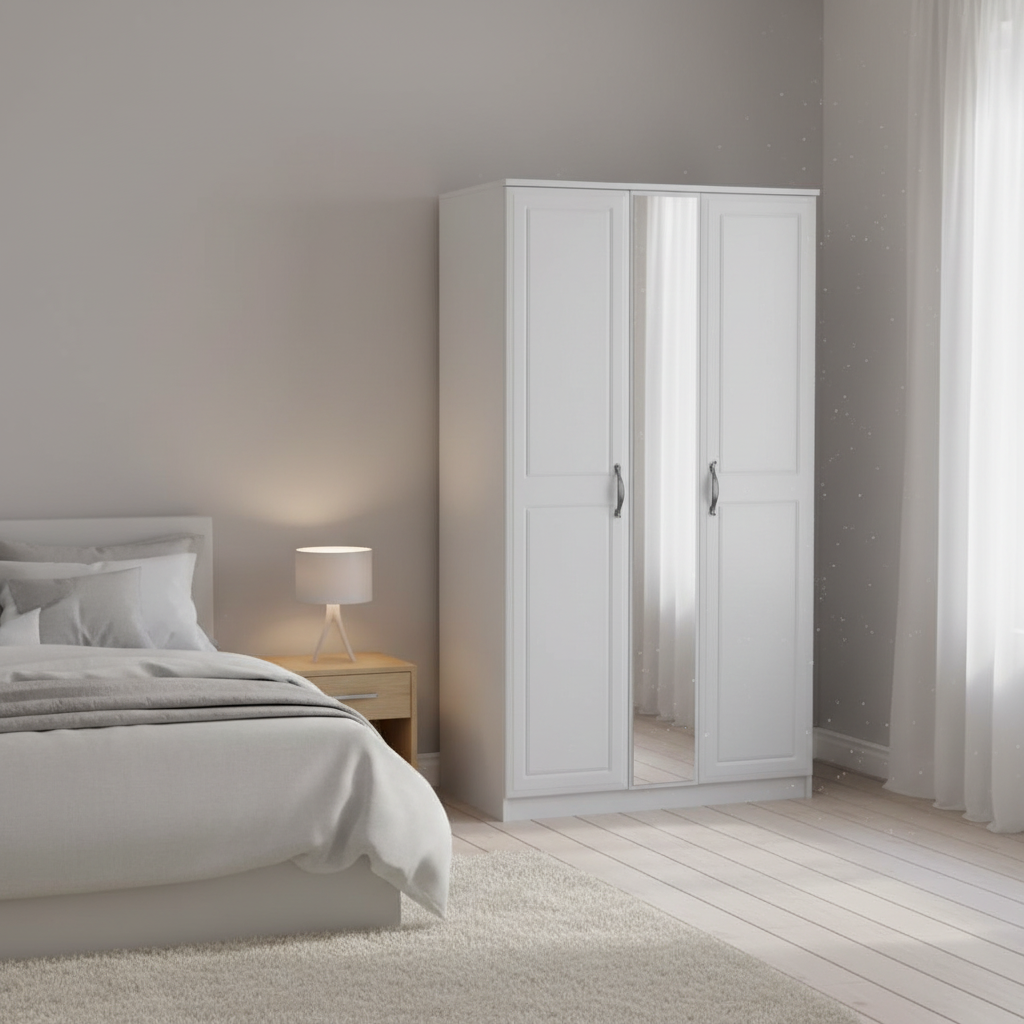 Metro 3ft Mirror Wardrobe
