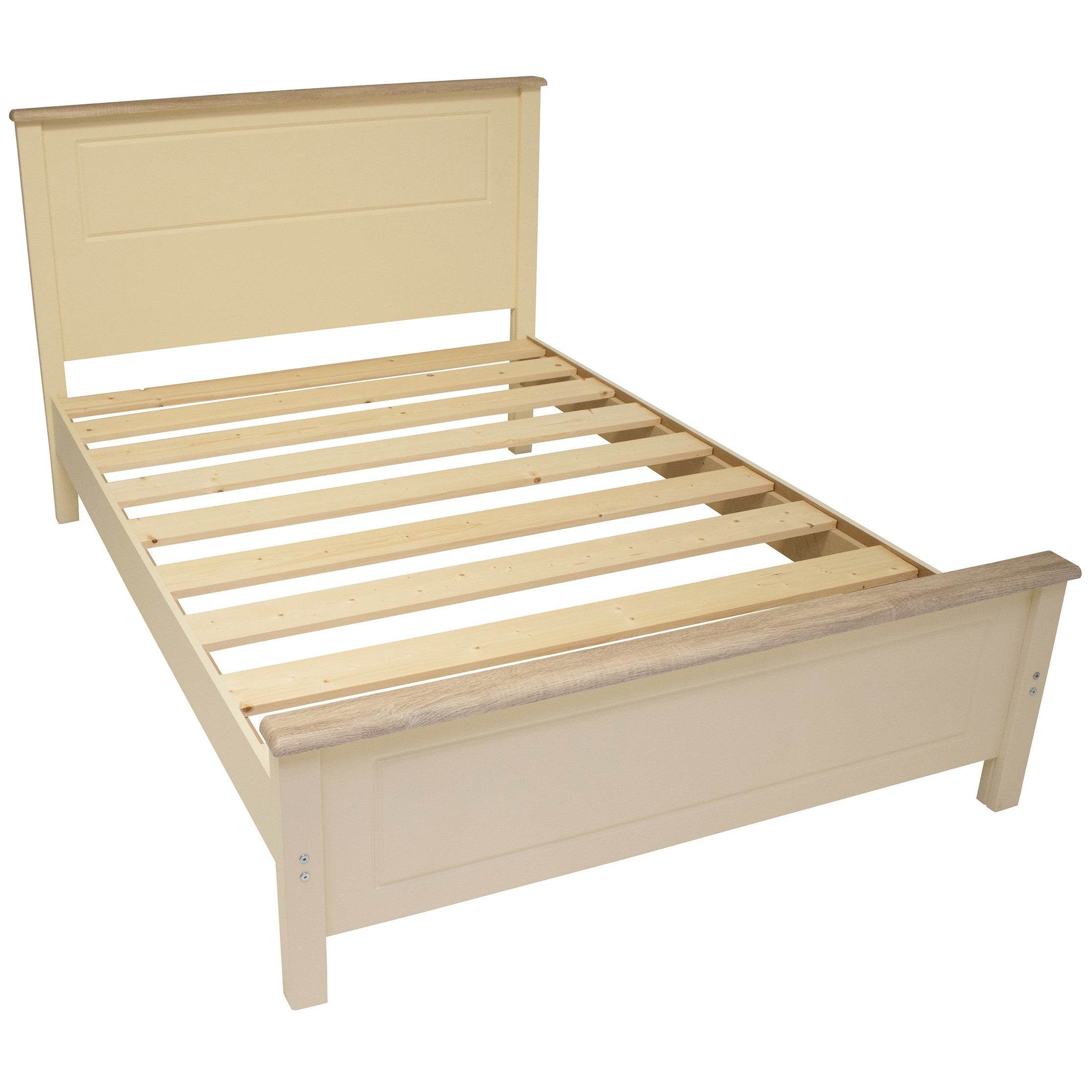 Milano Cream Oak Bed Frame
