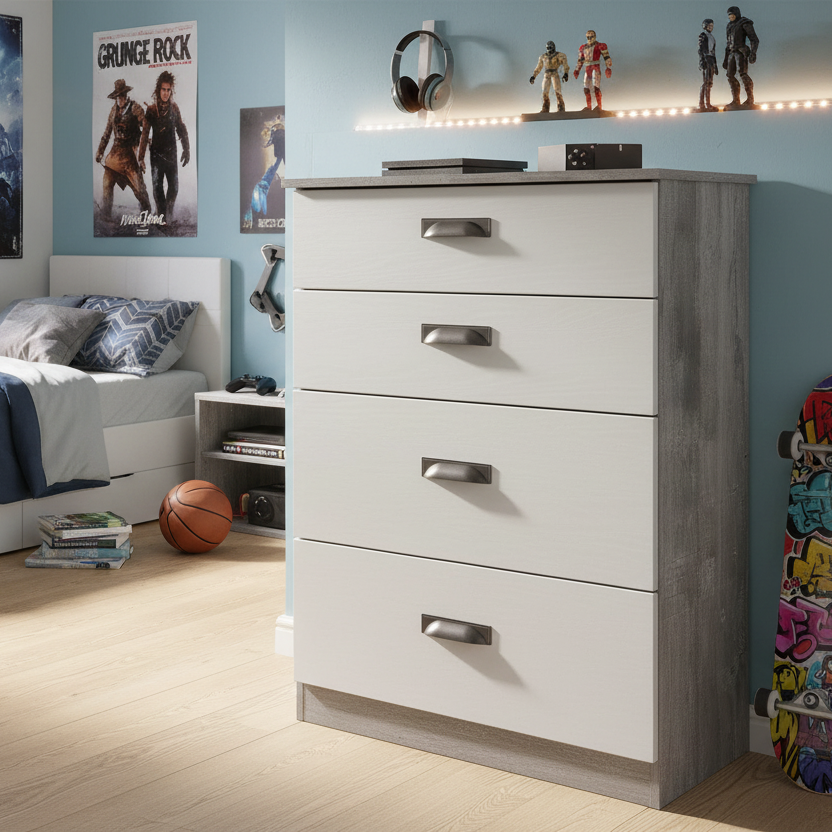 Vogue 4 Drawer Deep Chest