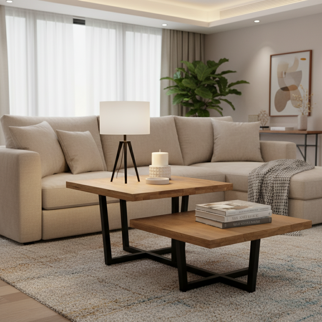 Charlotte Oak Coffee Table