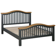 Capri Dark Oak Curved Bedframe
