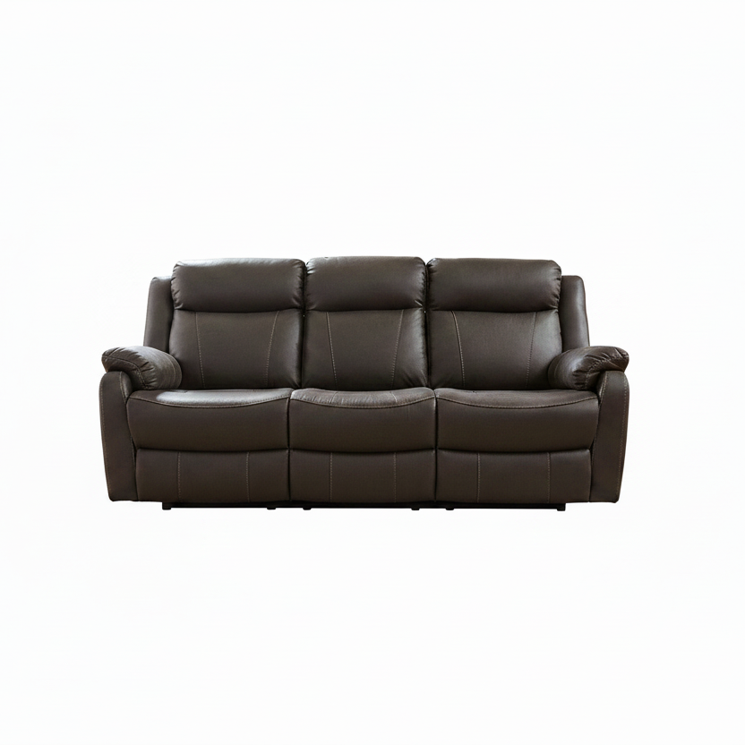 Joel 3 Seater Reclining Sofa with Table