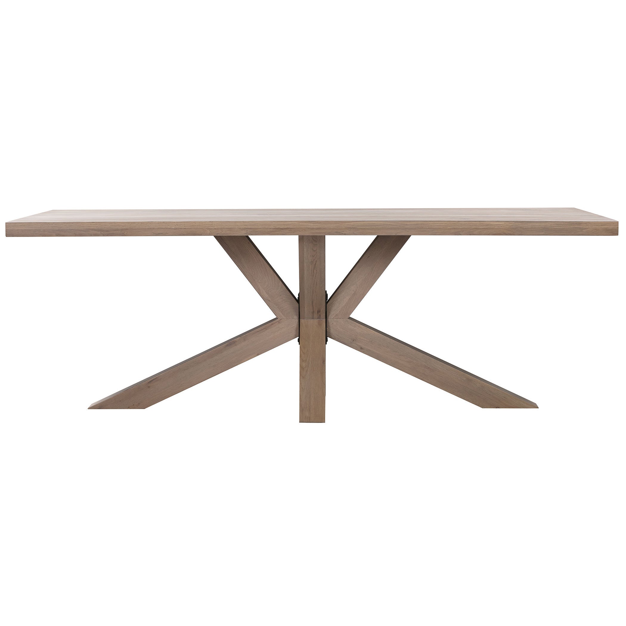 Pederson Oak Table with Starburst Leg