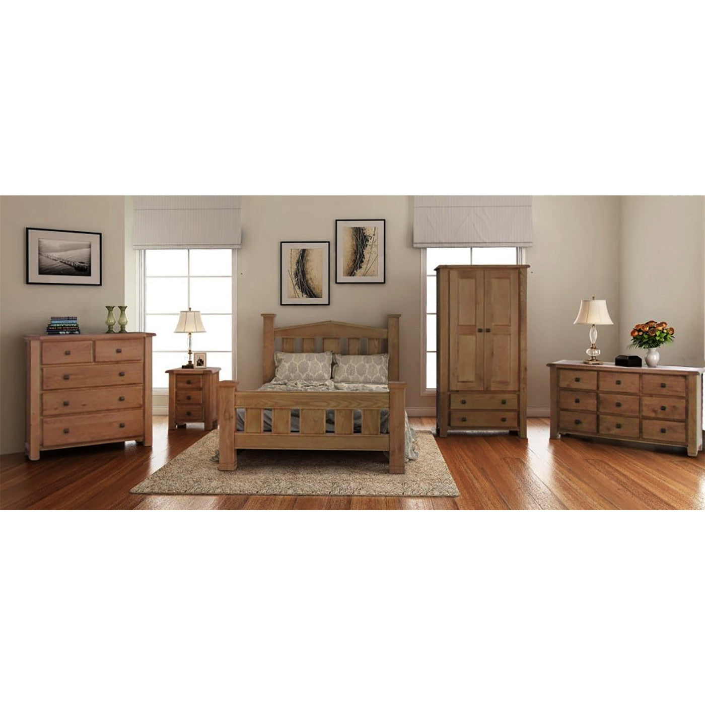Providence Oak Bed Frame
