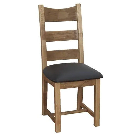 Danube Dining Chair Faux Leather Seat