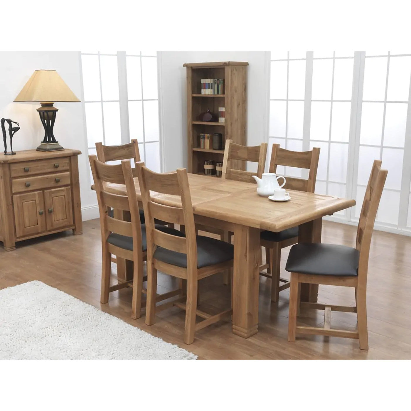 Danube Dining Chair Faux Leather Seat