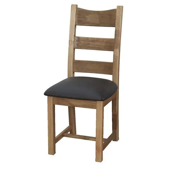Danube Dining Chair Faux Leather Seat