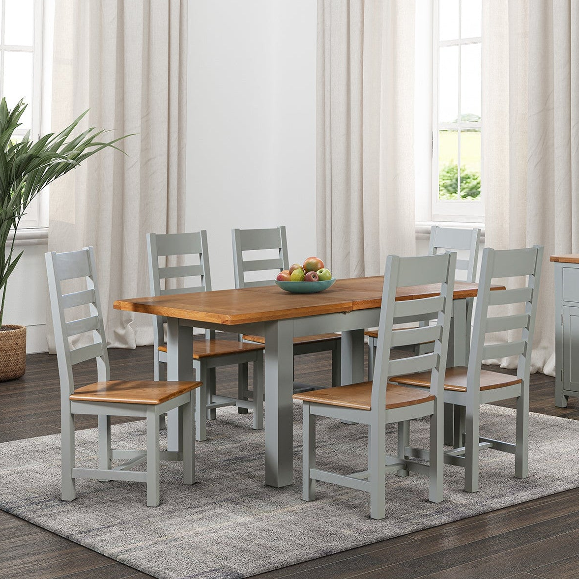 Capri Oak Solid Dining Chair