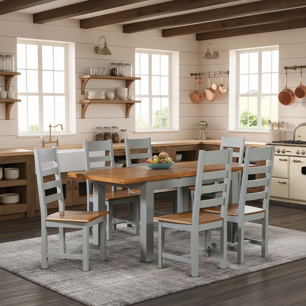 Capri Oak Solid Dining Chair