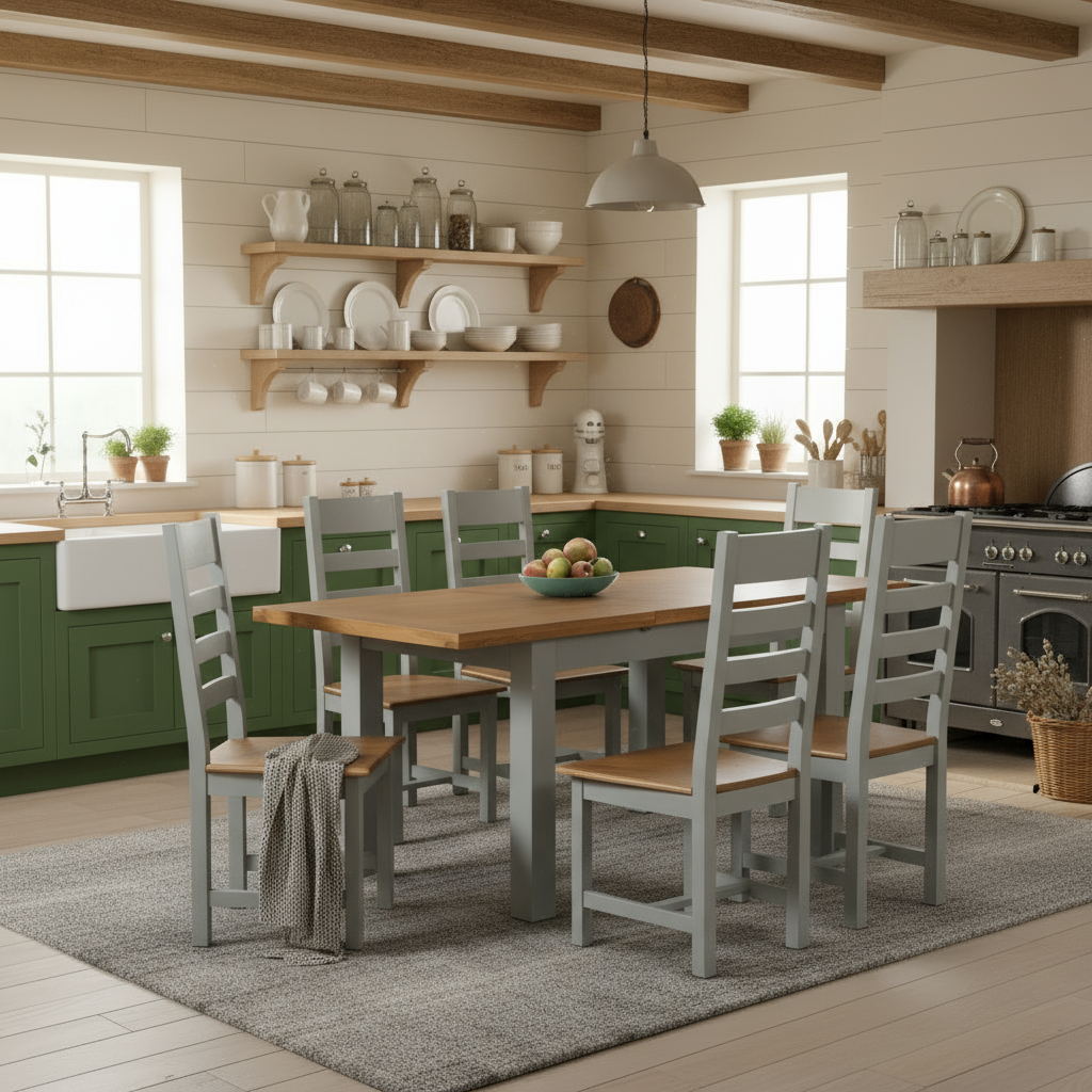 Capri Oak Padded Dining Chair