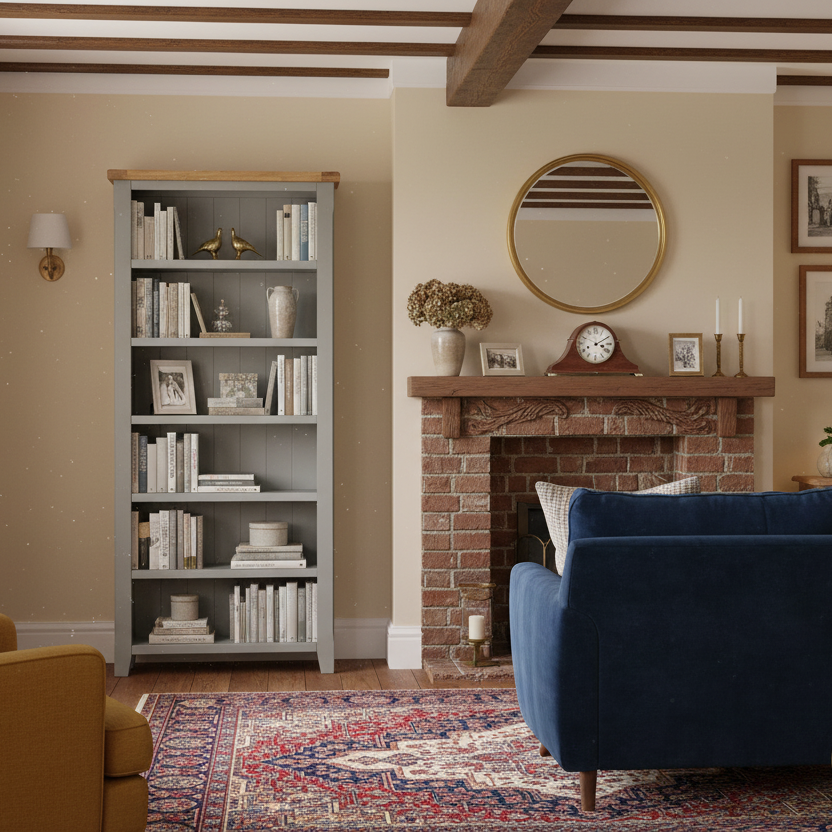 Capri Oak Tall Bookcase