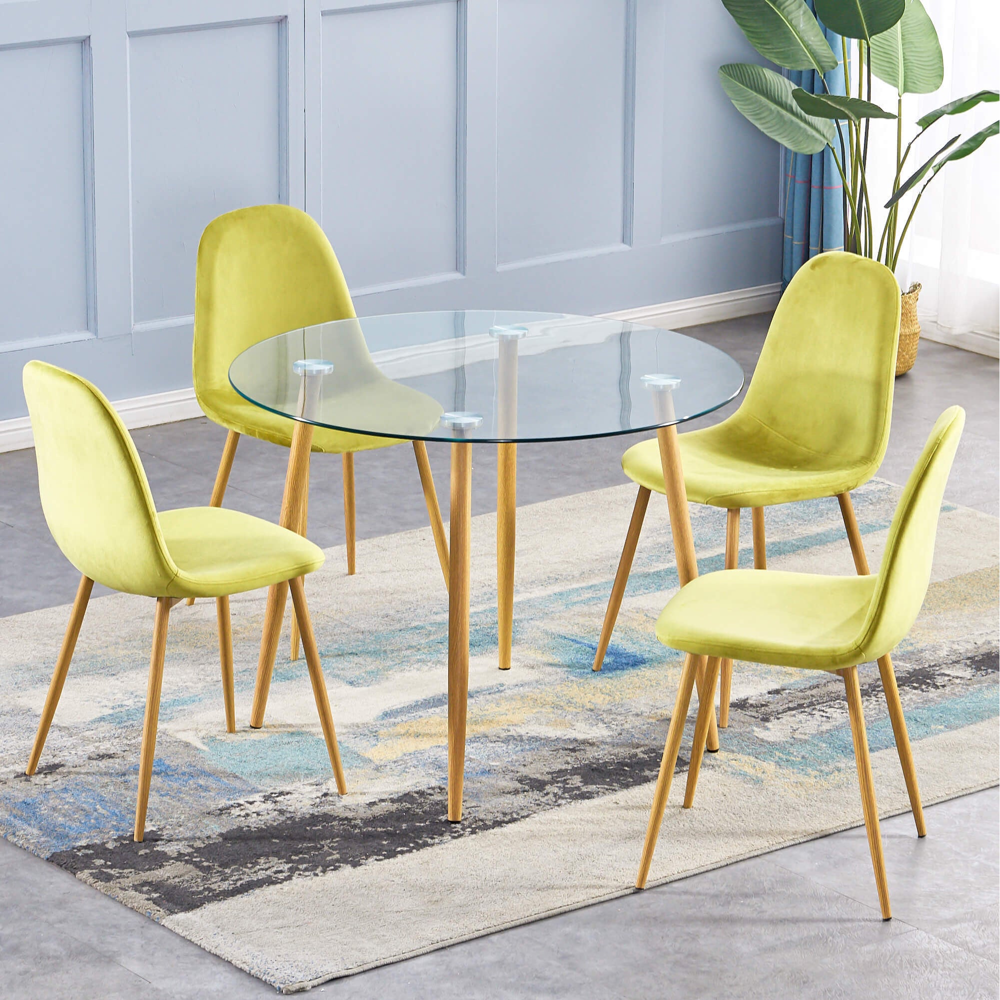 Oslo Round Glass Dining Table