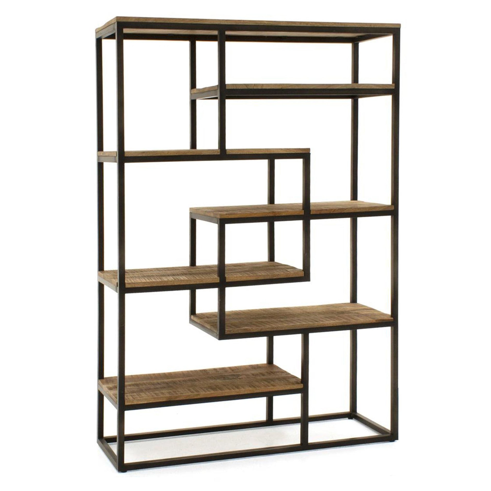 Charlotte Oak Bookcase 7 Shelves