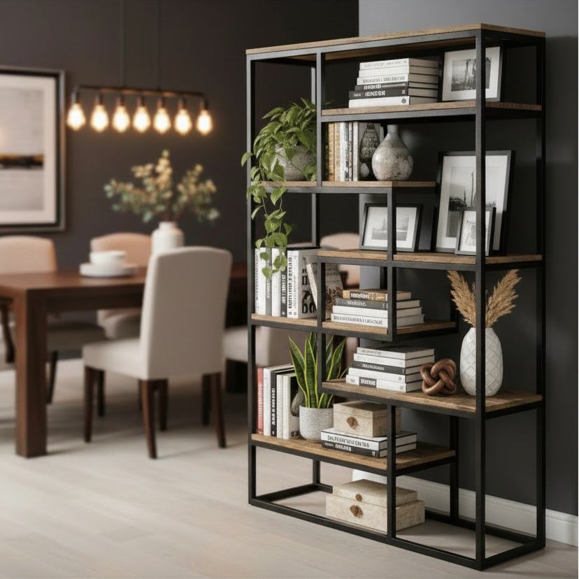 Charlotte Oak Bookcase