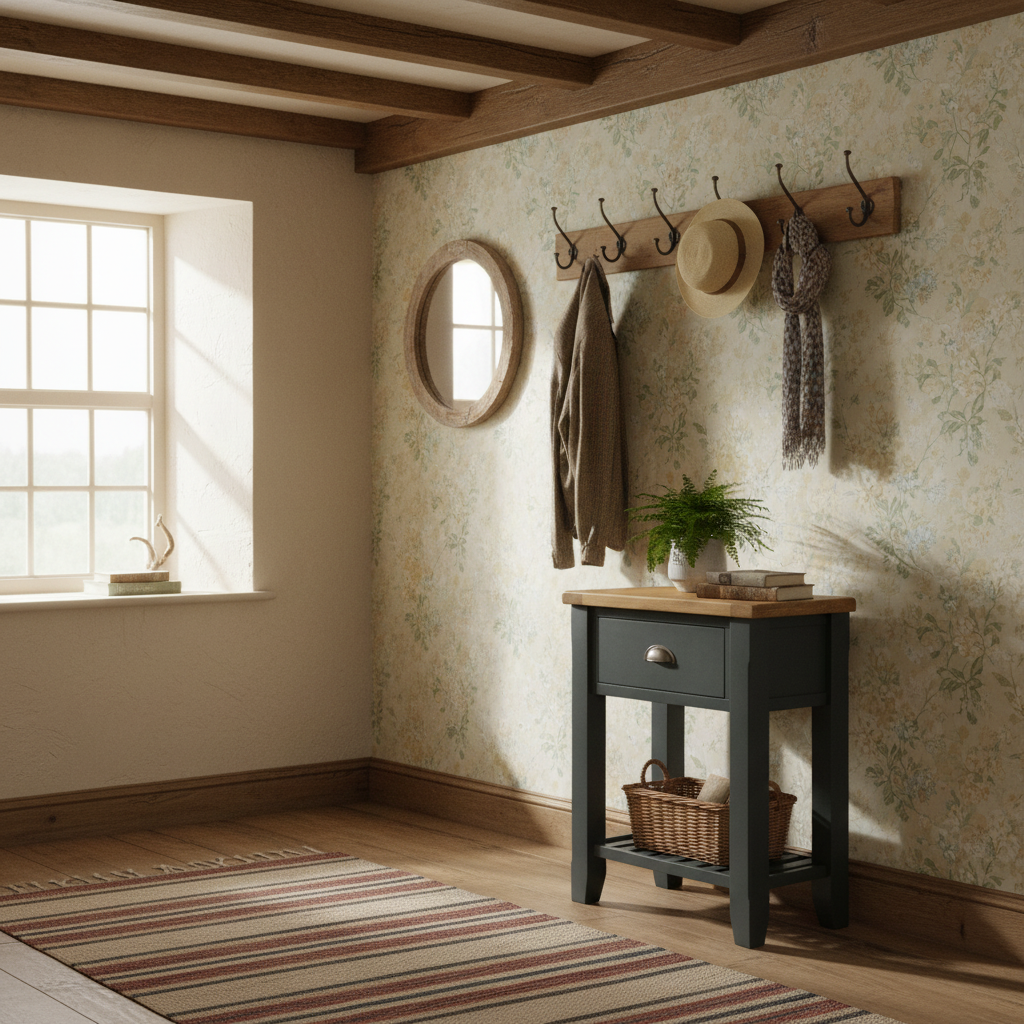 Capri Oak Small Console Table