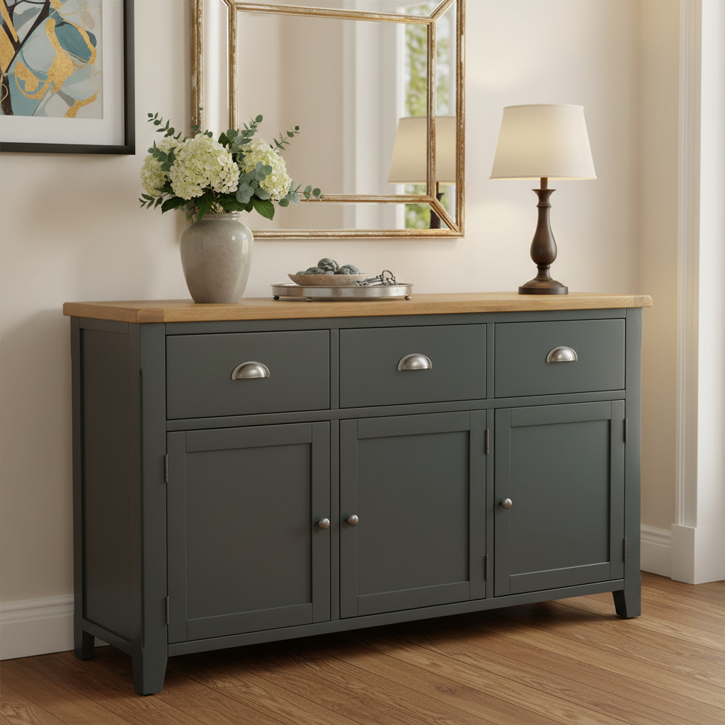 Capri Oak Large Sideboard