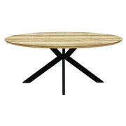 Manhattan 2.2 Metre Oval Dining Table