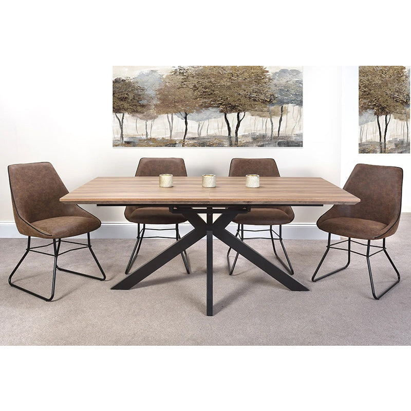 Manhattan Extending Dining Table 1.4m to 1.8 Metre