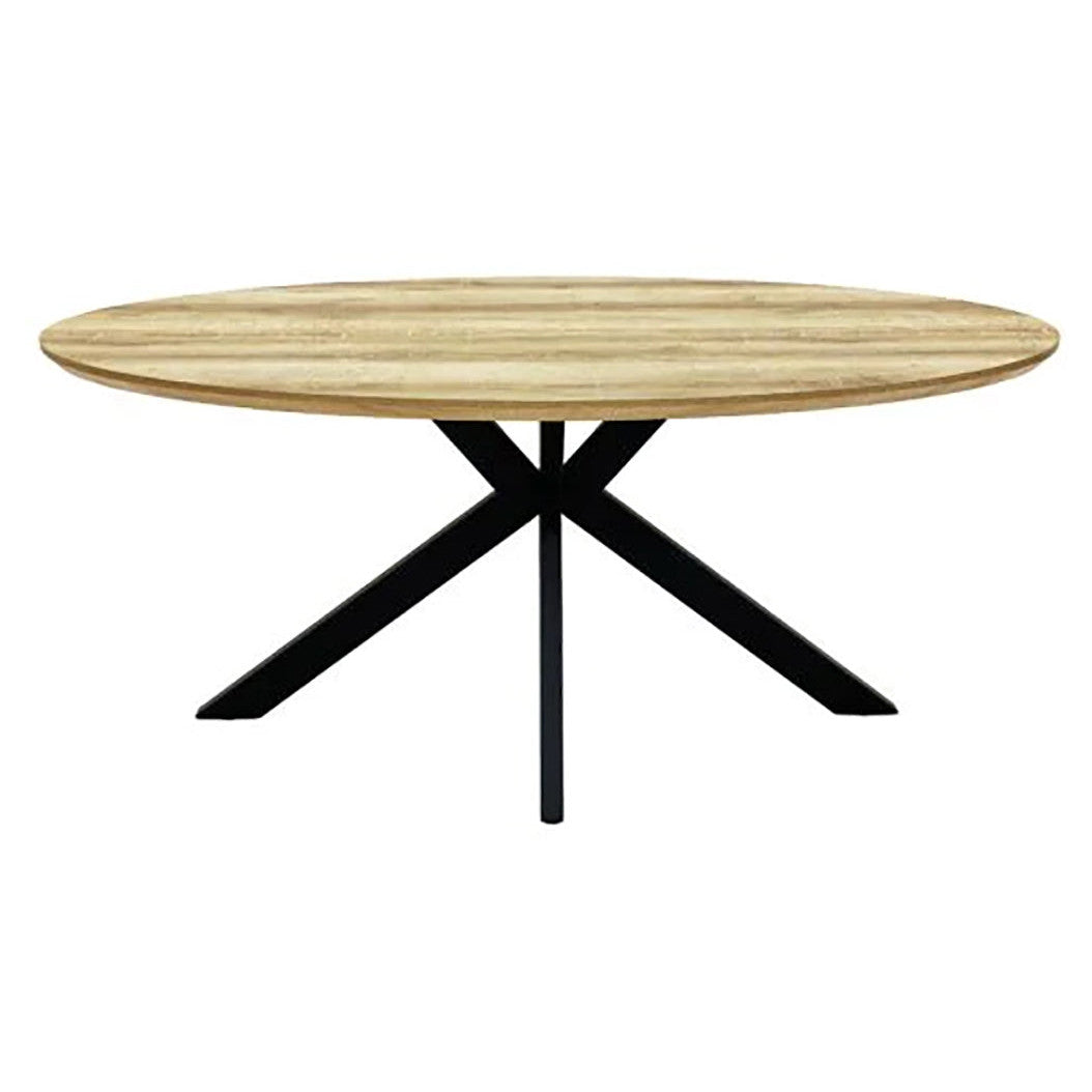 Manhattan 2.2 Metre Oval Dining Table