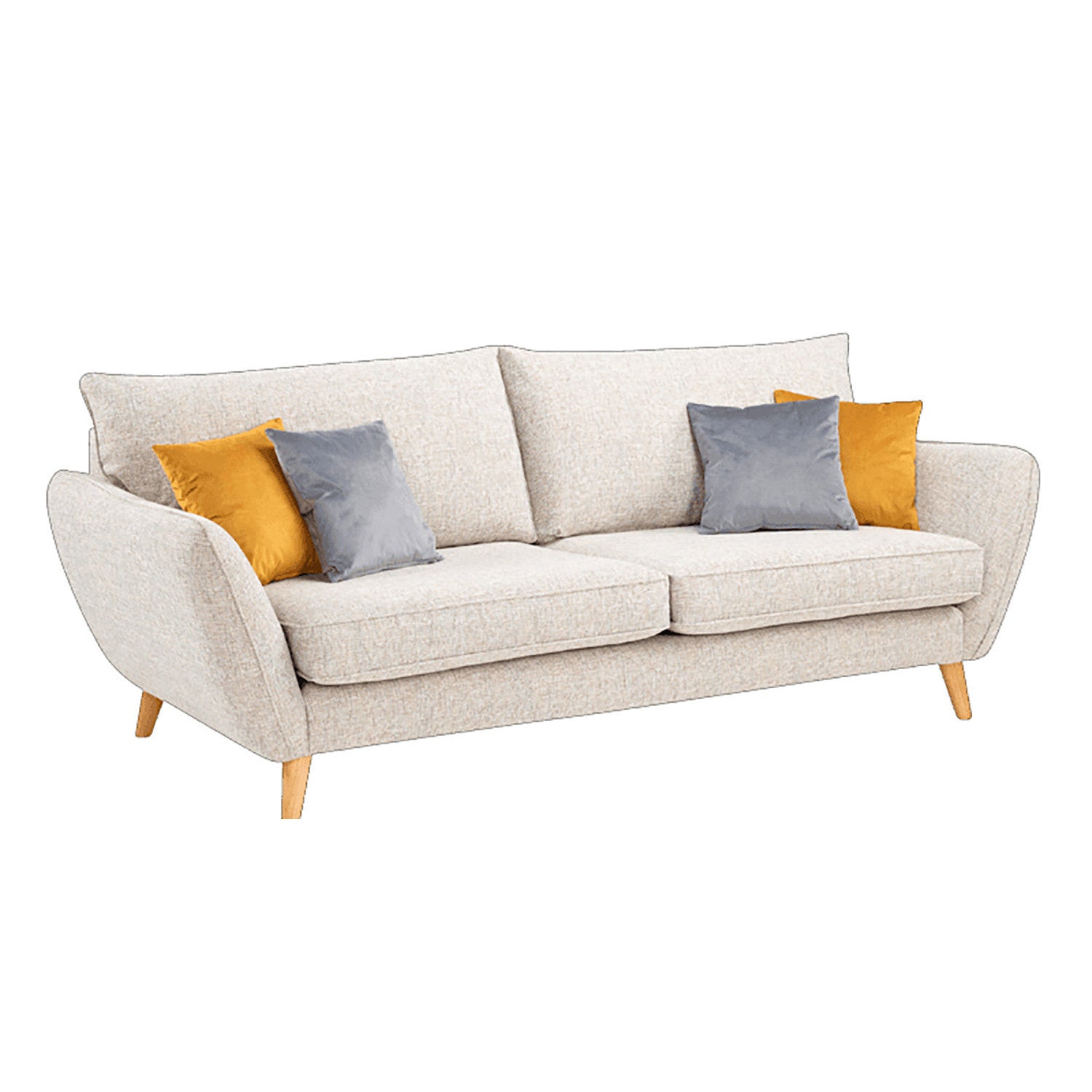 Perth 3 Seater High Back Sofa