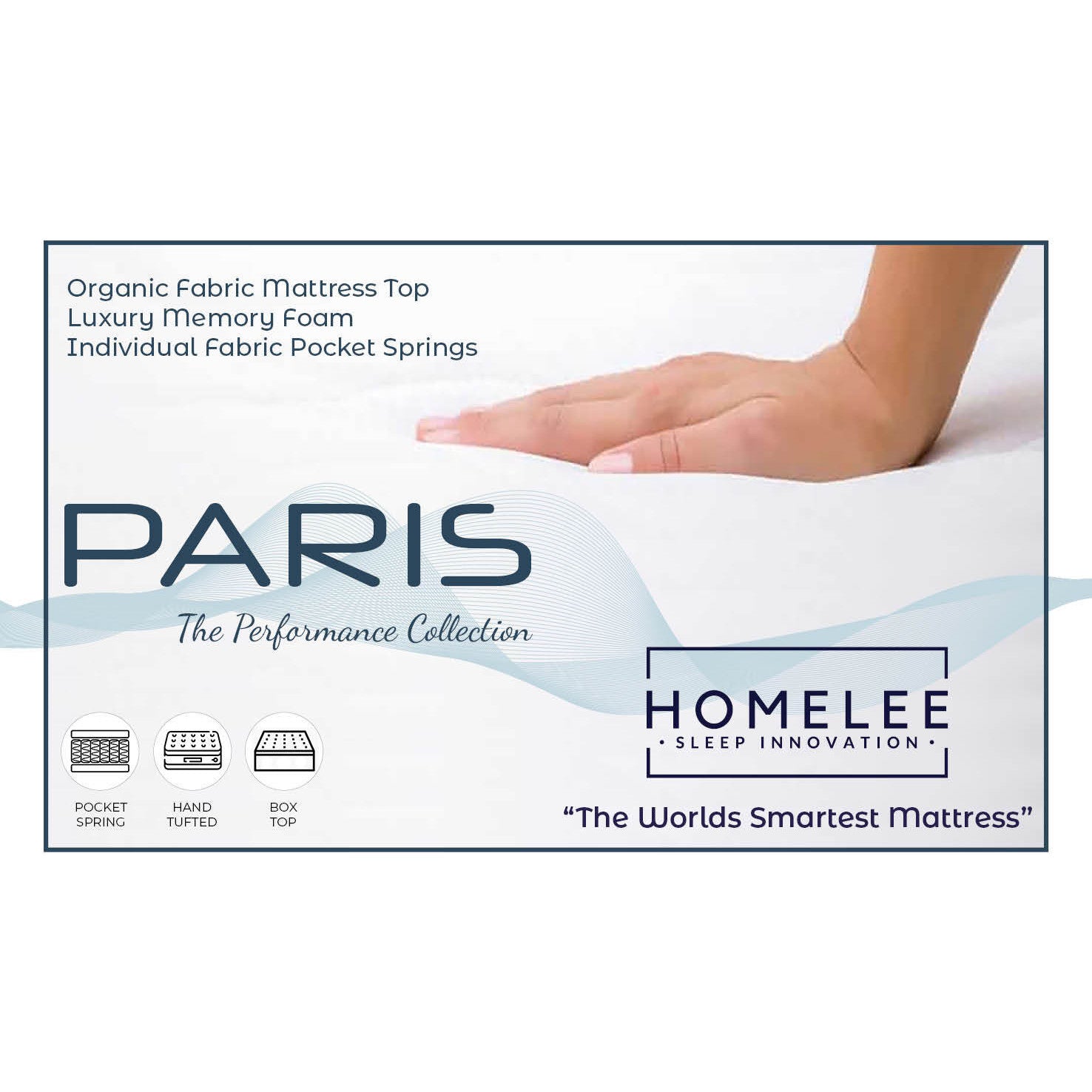 Paris Mattress by Homelee | 4ft6 Double