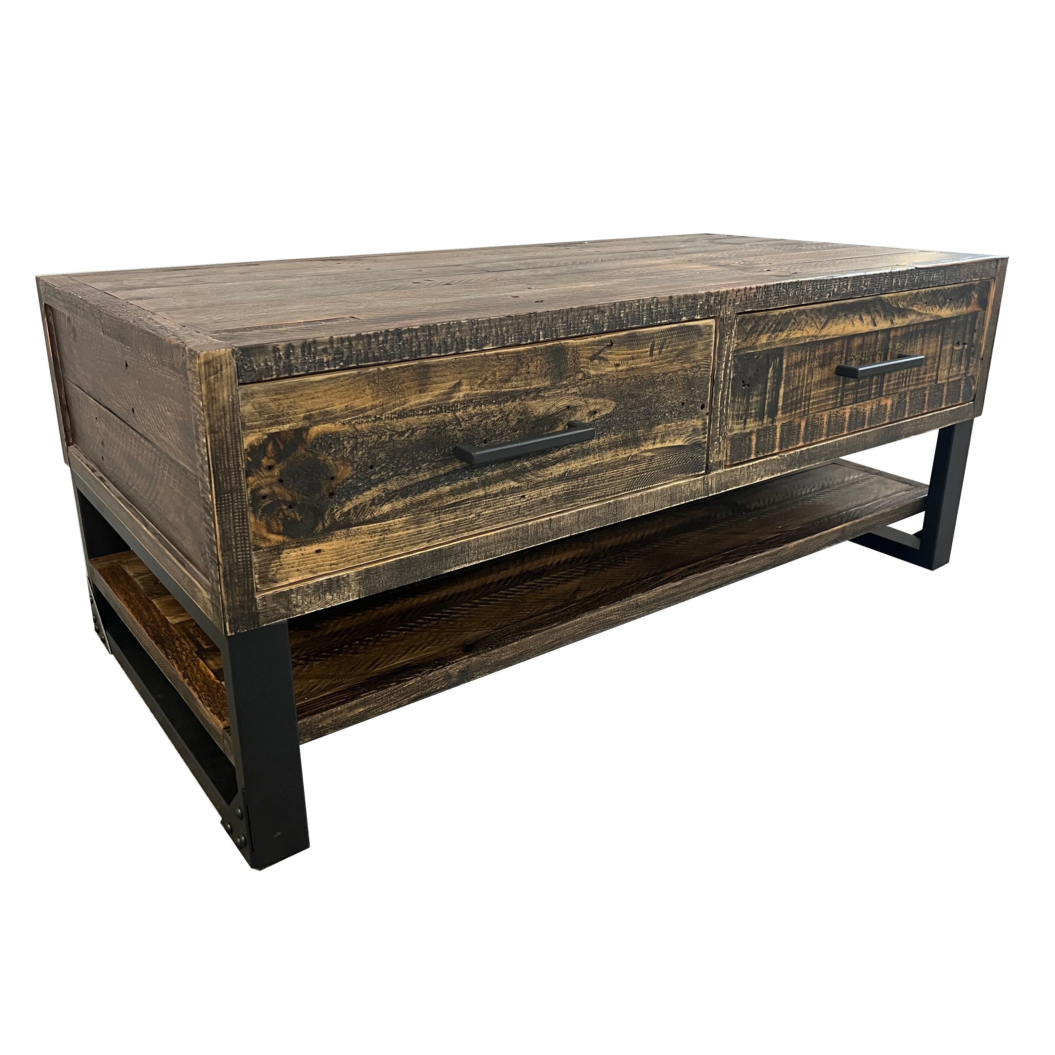 Bronx Reclaimed Oak Coffee Table