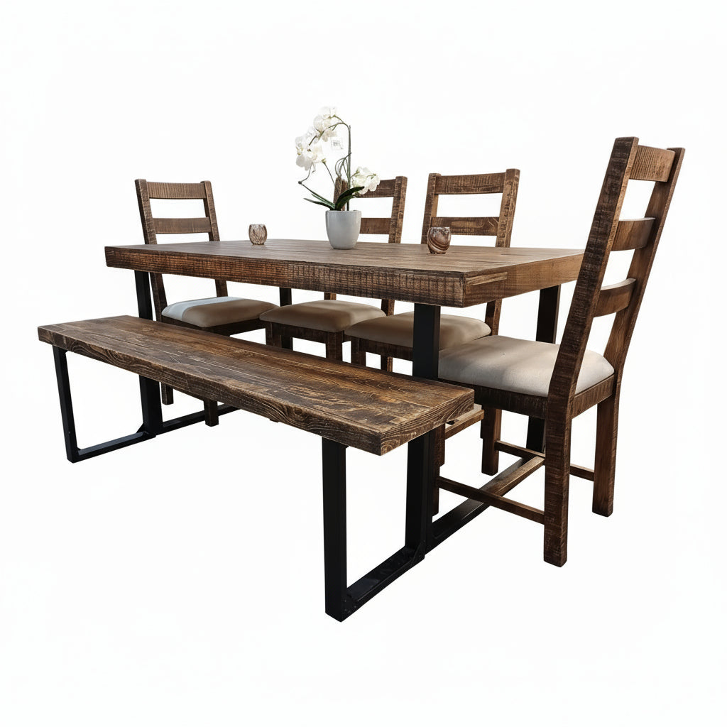 Bronx Reclaimed Dark Oak Dining Chair
