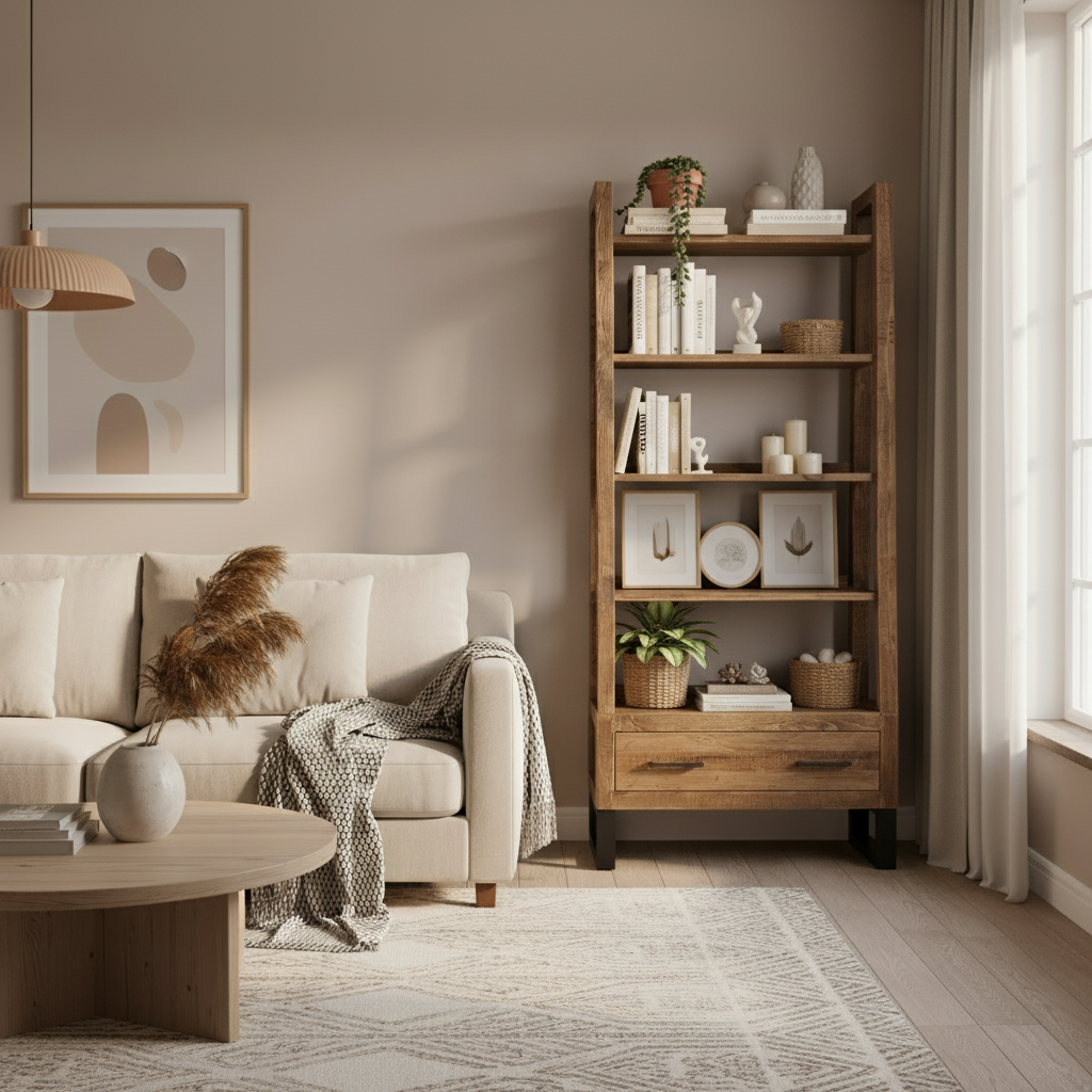 Bronx Reclaimed Oak Storage Shelf