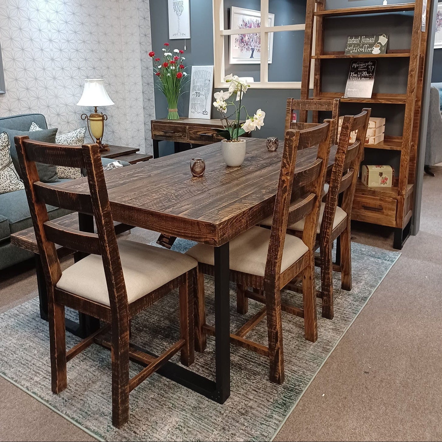 Bronx Reclaimed Dark Oak Dining Chair