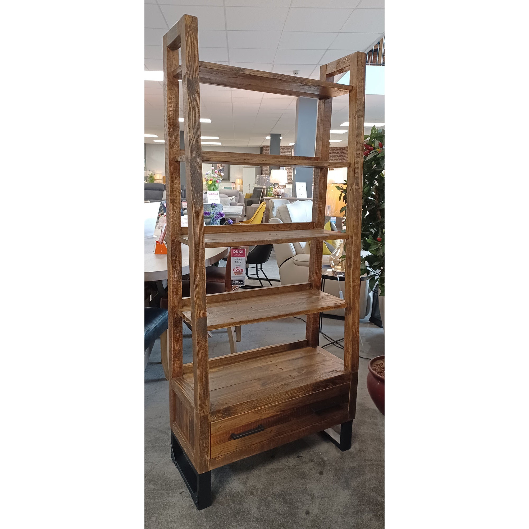 Bronx Reclaimed Oak Storage Shelf