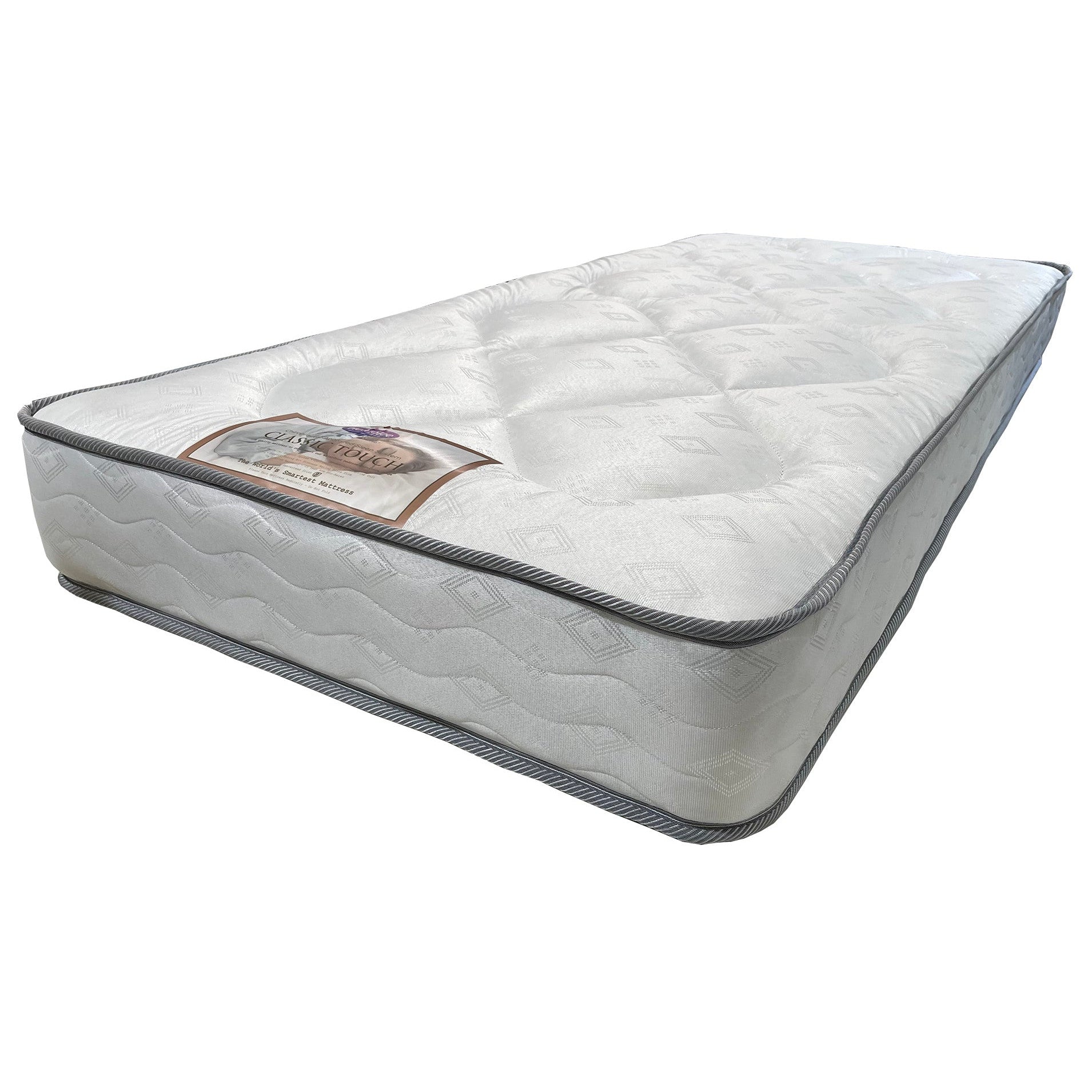 Ember Single Bunk Bed with Two Classic Touch Mattresses