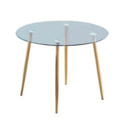 Oslo Round Glass Dining Table