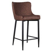 Carlo Bar Stool â€“ Chocolate Brown | Light Grey | Sage Green
