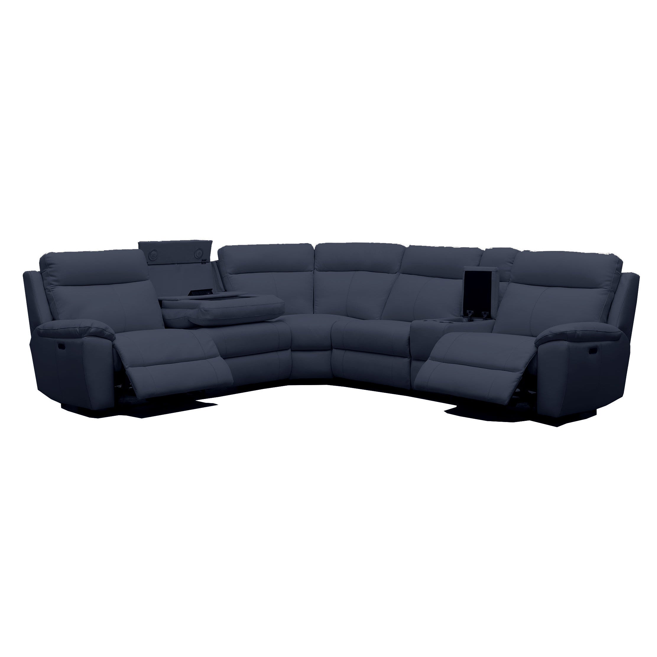 Continental Leather Electric Corner Sofa