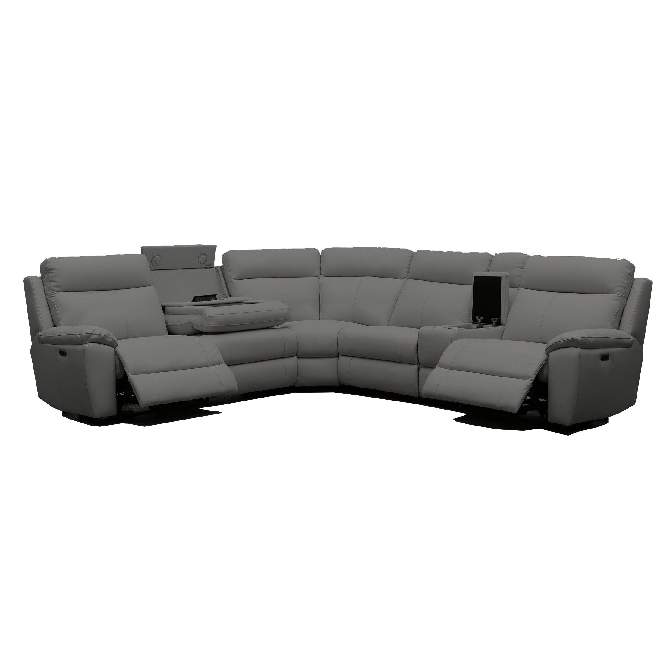 Continental Leather Electric Corner Sofa