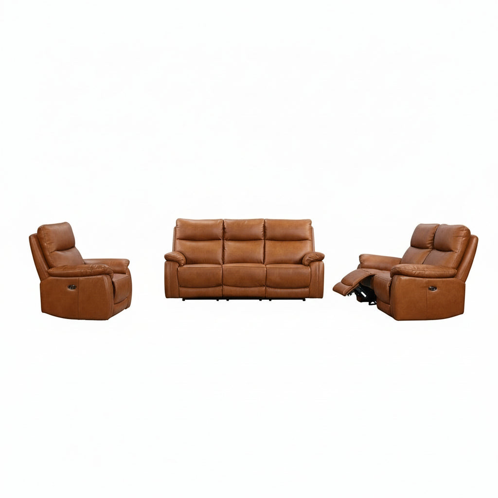 Texas 2 Seater Electric Reclining Sofa (2 Recliners)