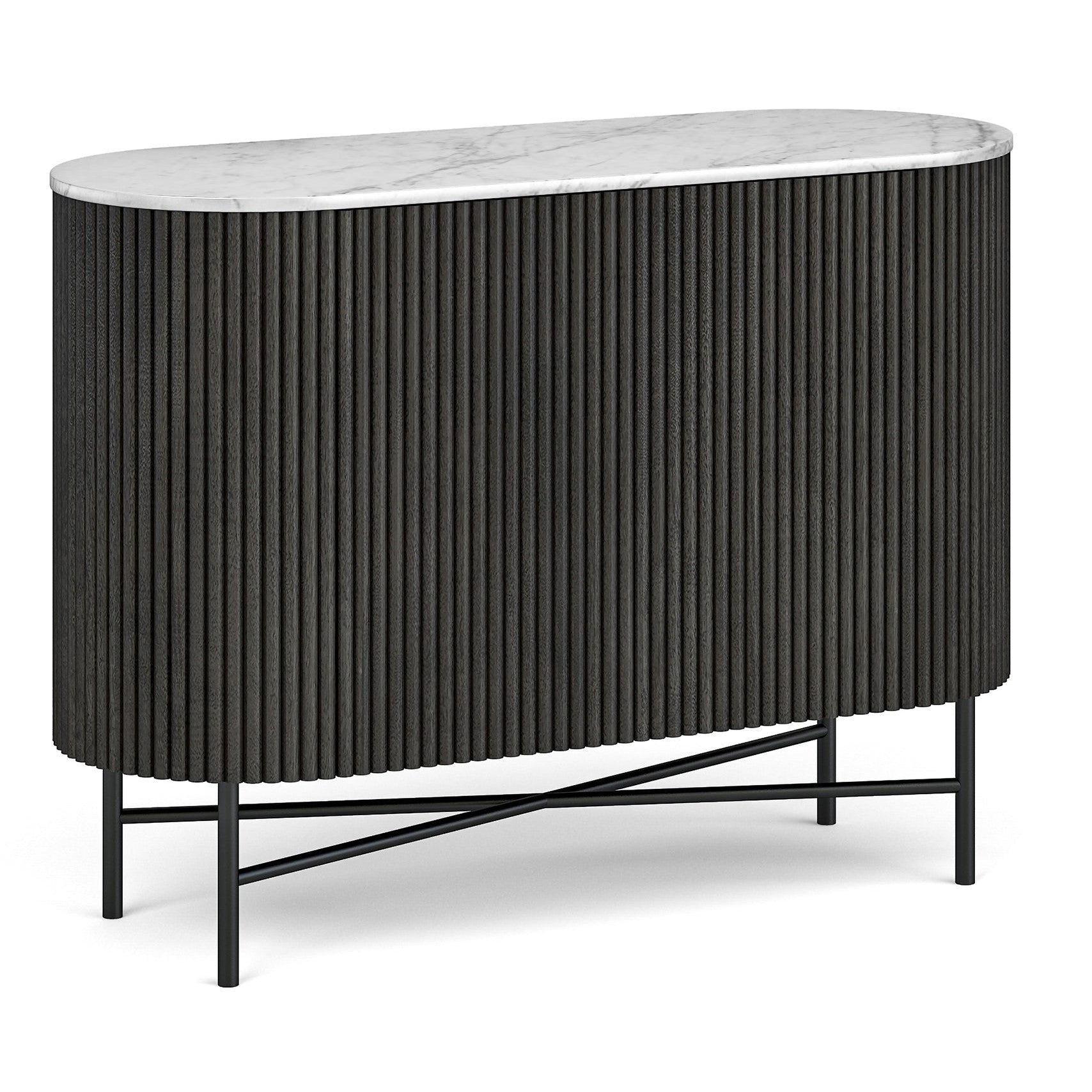 Lucas Round Marble Small Sideboard