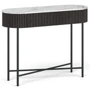 Lucas Round Marble Console Table