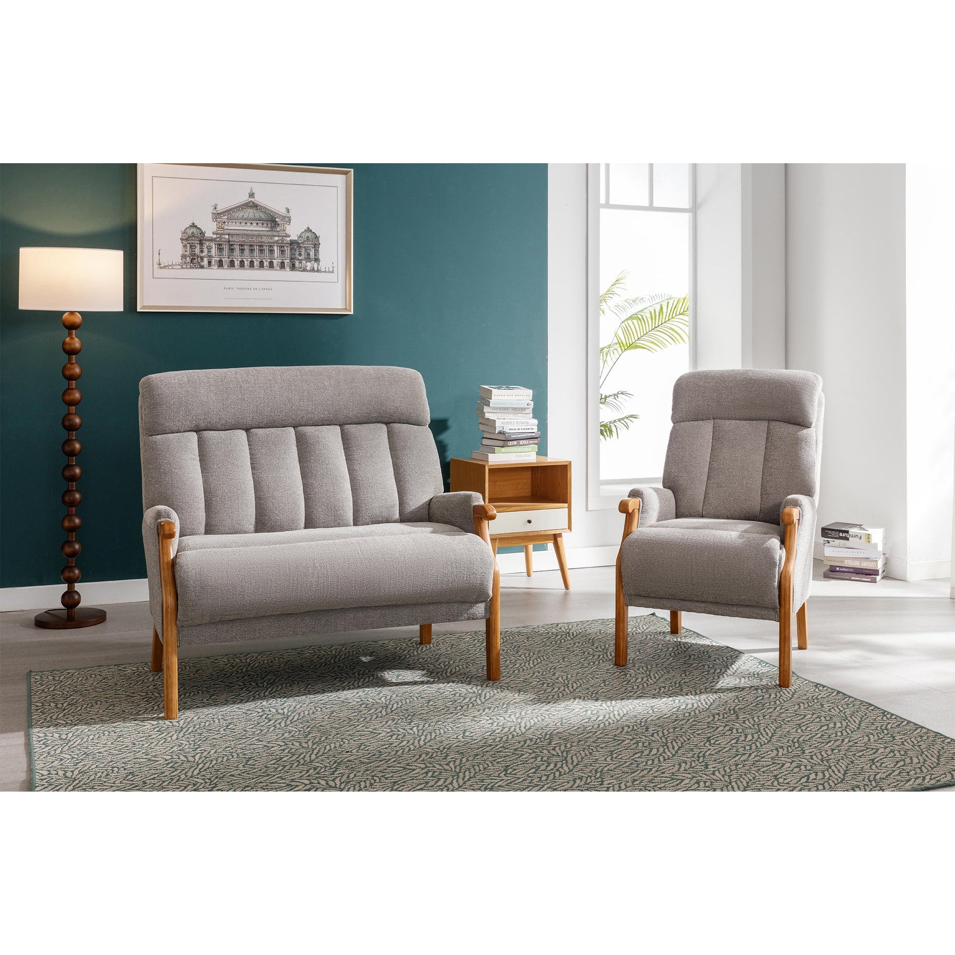 Blaze Fireside Loveseat